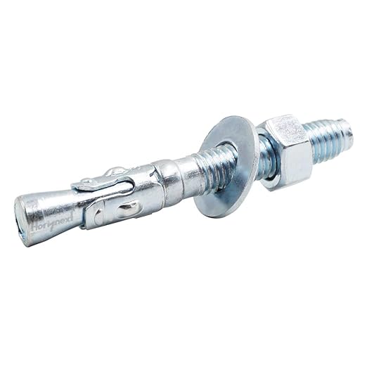 3/8"x 3" Wedge Anchor, for Cement and Concrete only, zinc-Plated Carbon Steel Screws and lag Bolts （ 50 pcs