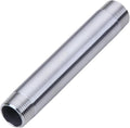 CONSTELLAR 304 Stainless Steel Pipe Fitting - 1" NPT Male x 1" NPT Male Threaded Thickened Pipe Wall, 150mm (6 inch) Length Heavy Nipple Seamless Pipe (1 Pcs)