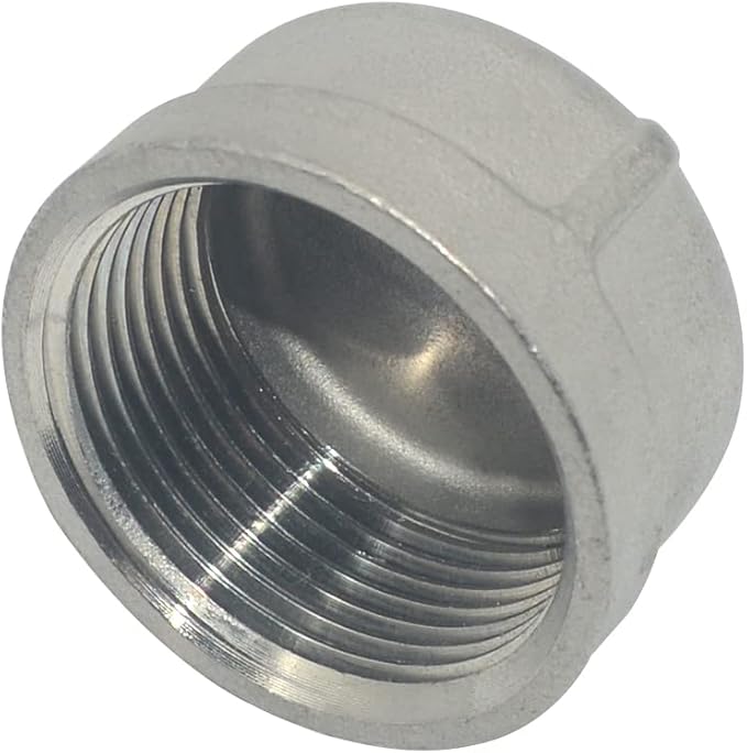 1-1/4" 1.25" Cap,NPT Female Threaded Cast Pipe Fitting,Stainless Steel 304