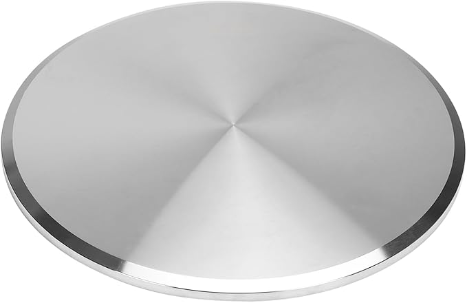 DERNORD Stainless Steel 304 End Cap fits Sanitary Fitting Clamp (12" Tube OD)