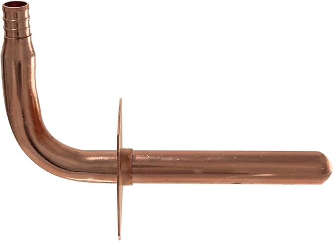 XFITTING 1/2 in Pex Stub Out Elbow with Flange, 3-1/2 in x 6 in, 2 Pieces