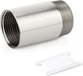 TAISHER 1PCS Stainless Steel Pipe Fittings, 1-1/2" NPT Male x 1-1/2" NPT Female Threaded, 4" Length Nipple Cast Pipe