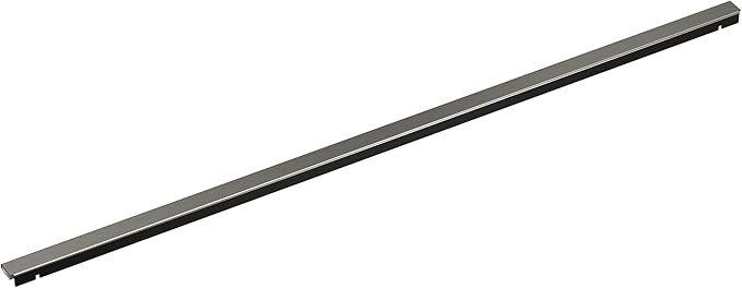 Delta Faucet 36-Inch Linear Shower Drain Wall Edge in Black Stainless