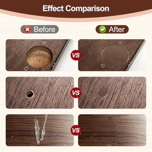 Boncart Wood Filler, 32 OZ Walnut Wood Putty