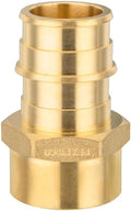 (Pack of 100) EFIELD Pex A Full Flow Expansion Brass Fittings 1 inch x 3/4 inch Female NPT Adapter, ASTM F1960 For Pex-A Tubing Pipe Only,(PEX1960136-100PCS)