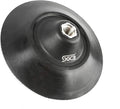 SGCB 6” RO Rotary Flexible Backing Plate, Hook-and-Loop Face 5/8” Thread PU Soft Backing Pad Used On Rotary Polisher Sander for Sanding Polishing Buffing Finishing