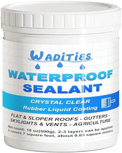 Invisible Waterproof Sealant 18oz, Wall Bathroom Roof Waterproof Coating