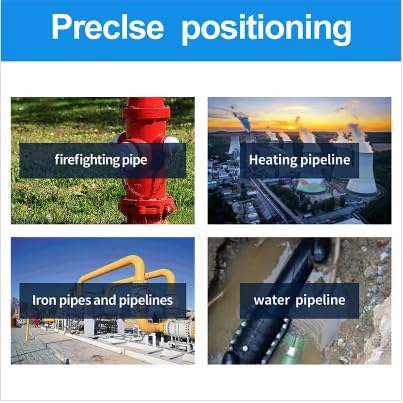 PQWT L6000 Underground Water Leak Detectors Indoor Outdoor Wall Water Pipe Detector Machine Multi Sensor Acoustic Pipeline Leakage Detection Kit Noise Reduction Headphone Smart Touchscreen Carry Case