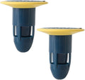 Shower Floor Drain Backflow Preventer Valve Sewer Core Drainage Insert Drain Plug Hair Catcher Gas Sealer Floor Strainer Trap Seal (Blue-2Pack)