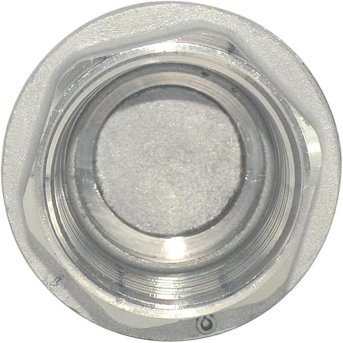 1" NPT Female WOG1000 Check Valve, Spring Loaded In-line Low Cracking Pressure, Stainless Steel SS316 CF8M (1 Inch)…