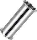 Tri Clamp Tube 2 Inch OD Sanitary Spool Length 6 Inch Clamp End OD 50.5mm 304 Stainless Steel Seamless Round Tubing