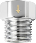High Sierra® - Solid Metal Certified Vacuum Breaker and Backflow Preventer for Handheld Shower Heads - Polished Chrome Finish