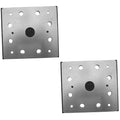 2pcs Square Sander Pad Electric Sander Palm s Accessories Replacement Backing Pad Replacement Backing Plate Eva Black
