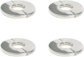 Wall Split Flange, Stainless Steel Round Escutcheon Plate for 0.91"/23mm Diameter Pipe, Pack of 4