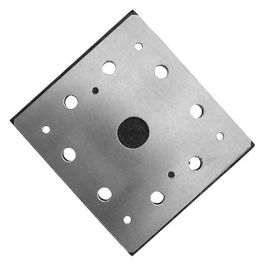 2pcs Square Sander Pad Electric Sander Palm s Accessories Replacement Backing Pad Replacement Backing Plate Eva Black