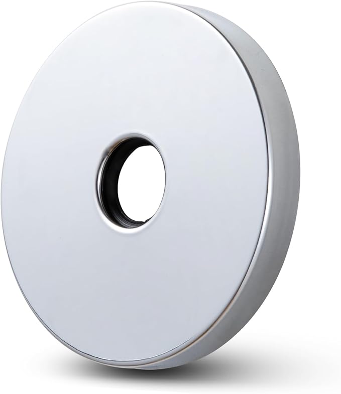 OFFO Extra Large Shower Arm Flange 3.5" in Outer Diameter Replacement Shower Head Arm Escutcheon Plate Suitable for Most Brands Shower Head Arms, Chrome