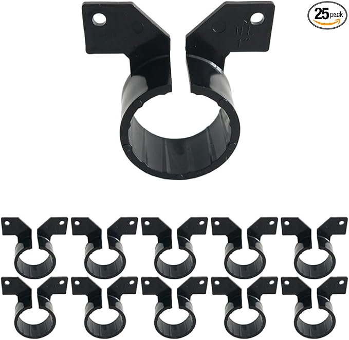 TenKe 25 Pack Butterfly Style Suspension Clamp for 1 inch PEX Pipe, CPVC, Copper Tubing Support (25PCS 1")