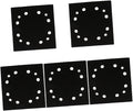 UPKOCH 5pcs Sanding Backing Plate Replacement Aluminum Sander Pad Sandpaper for Drywall Emery