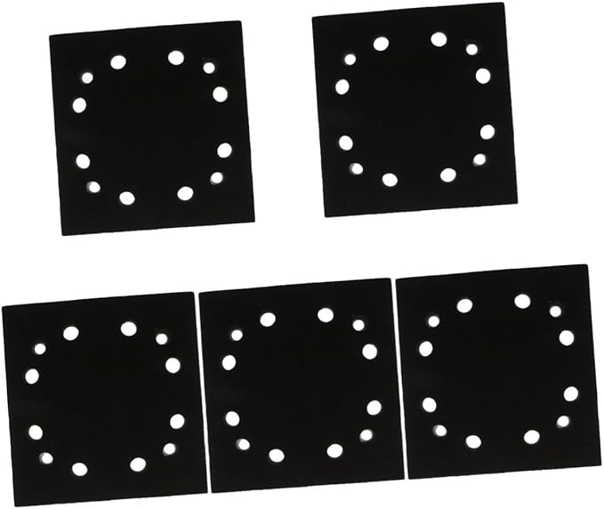 UPKOCH 5pcs Sanding Backing Plate Replacement Aluminum Sander Pad Sandpaper for Drywall Emery