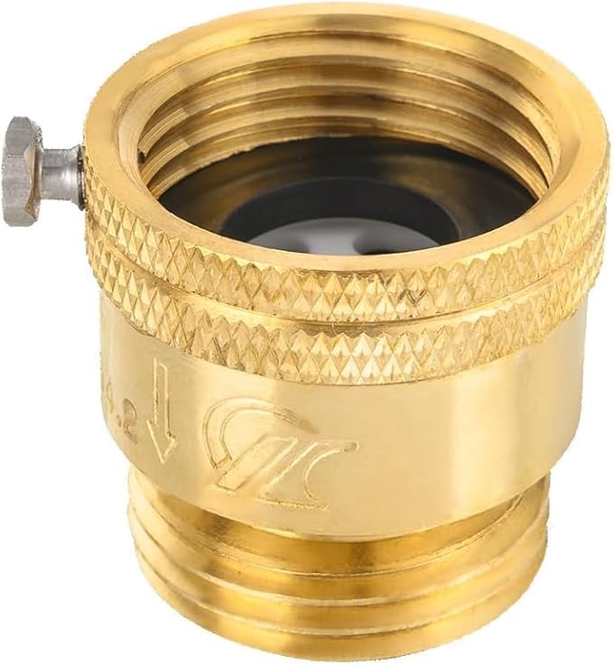 20-Pack EFIELD Anti Siphon Vacuum Breakers Set, 3/4 Inch Backflow Preventer for Garden Spigot, RV, Solid Brass Anti-Backflow Valve with Sealing Tape and washers,(BIBCOCK004-20PCS)
