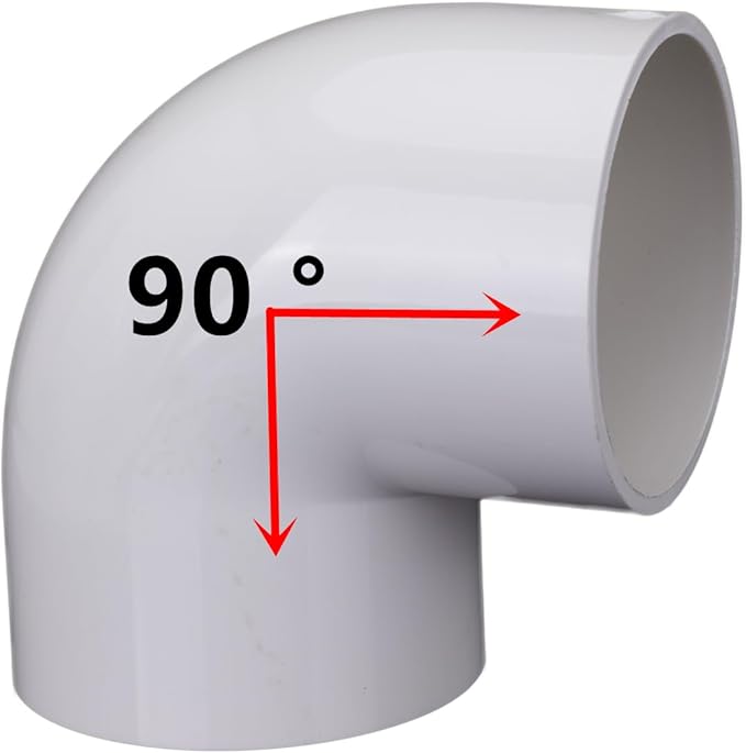 PVC Vent Cap 1 pcs 90-Degree for 6" Schedule 40,PVC Termination Cap,Vent Cover Screen,Round Furnace PVC Pipe Stainless Steel Roof Vent Cap,Installation not Required That PVC Elbow,or Coupling
