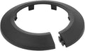 uxcell Escutcheon Plate, 1Pcs 63mm - Fit 2.37" Outer Diameter Split Pipe Flange Water Pipe Cover Collar Decoration, PP Plastic Plumbing Cover Plates (Black)