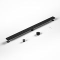 Linear Shower Drain 60" Matte Black 304 Stainless Steel | with Drain Grate| Fast Drainage | Stainless Floor Drain Grate | Hair Strainer | Drain Key | The Upgrade for Your Bathroom