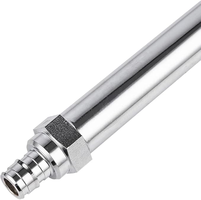 EFIELD 4-inch Anti-Siphon Frost Free Sillcock, 1/2 inch Pex-A Expansion Connection X 3/4 inch Hose Bibb, Chrome Plated Brass Body-4 Inch Length,(SILLCOCK034)