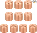 (Pack of 10) EFIELD 1-Inch Solder Copper Pipe End Cap (Plug), LF Copper Plumbing Fittings with Sweat Solder Connection,(COPPER055)