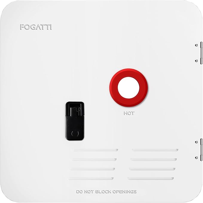 FOGATTI 18 x 18 Inches RV Water Heater White Door ONLY. Door kit for FOGATTI RV Water Heaters, Galvanized Steel