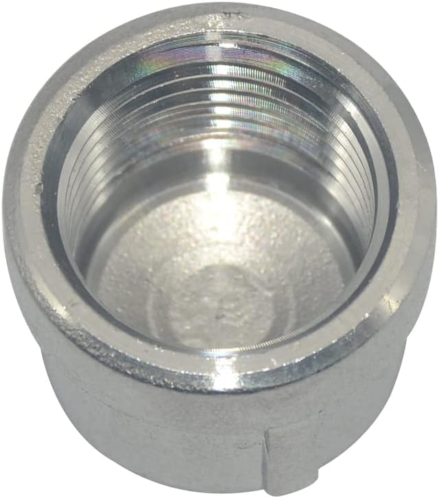 1/2" 0.5" Cap,NPT Female Threaded Cast Pipe Fitting,Stainless Steel 304