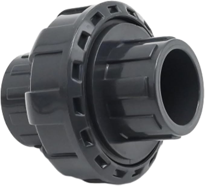 Anxingo 4Pcs 1 inch Union Coupling Pipe Fittings with O-ring, Schedule 80, Slip Union Coupling Adapter for Swimming Pools Outdoor Application