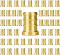 SUNGATOR 50-Pack 1/2 Inch PEX Plug End Cap Fittings