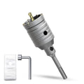 2" Concrete Hole Saw, 51mm Masonry Hole Saw, with 110mm SDS Plus Shank Connecting Rod for Concrete Brick Cement Stone Wall Drilling Home Improvement (51mm | 2")