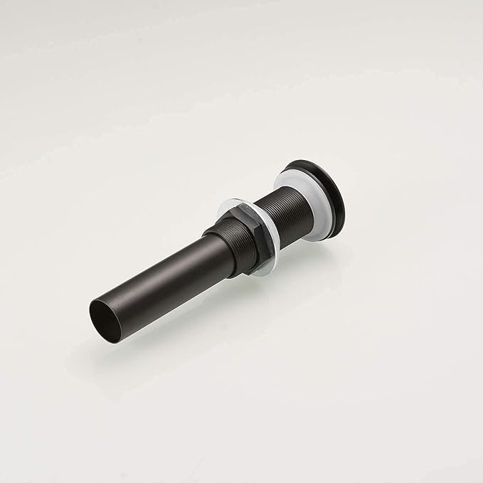 Bathroom Sink Drain Vessel Sink Pop Up Drain Without Overflow Black Commercial Vanity,Brass Metal Fits Standard Bathroom Sink Hole 1-1/2" to 1-3/4"