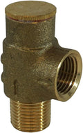 Merrill MFG Lead-Free 1/2" Pressure Relief Valve - No-Lead Brass, 100 PSI for Water Systems