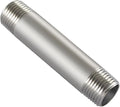 Beduan Stainless Steel Pipe Fittings, 3/4" NPT x 3/4" NPT Male Threaded, 8" Length Nipple Cast Pipe