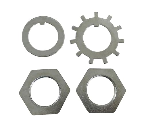 Replacement 1-1/2" Trailer Spindle Washer Nut Kit K71-367-00 Fits Dexter 9K 10K GD Round Spindle End Axle