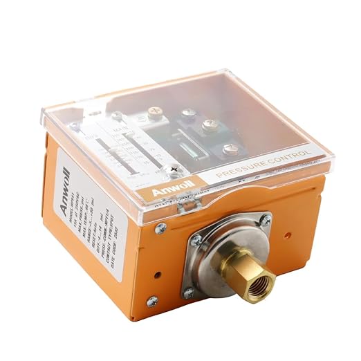 Pressure Controller Control Switch for Boiler Water Tower Pressure Controller, Adjustable Differential Pressure Switch 10-150psi