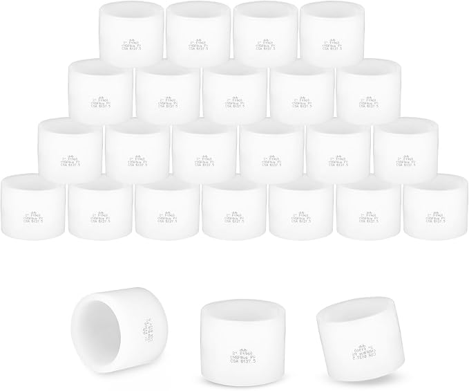 Pack of 10 Foskan 2 Inch PEX A Expansion Rings,F1960 Expansion Sleeves,Compatible with PEX A Pipe and expansion Fittings for Plumbing
