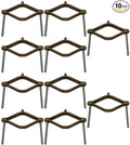 COREX 4-1/2" to 6" Bronze Water Pipe Ground Clamp - High Conductivity Grounding Clamp Conduit Fitting - 10 Pack