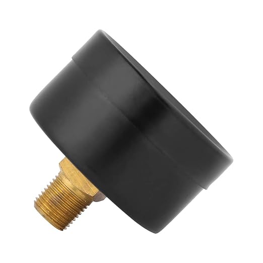 Water Pressure Gauges, 40mm Mini Pressure Gauges 0-160PSI / 0-10BAR Dual Scale 1/8" NPT Thread Indicator Meter for Air Oil Light Fluid Systems