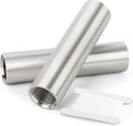 TAISHER 2PCS Stainless Steel Pipe Fittings, 1" NPT x 1" NPT Female Threaded, 4" Length Nipple Cast Pipe