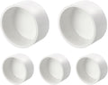 1 Pcs 4" PVC External End Cap Fitting, SCH40 Furniture Grade PVC Pipe Plug Adapter, Pipe Cover Fittings for DIY Project, Irrigation System, Plumbing Framework, Garden Structures