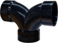 Lesso 4''Double Degree 90 ELBOW ABS pipe fittings Black, 4 Inch