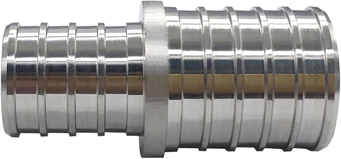PEX 3/4" x 1" Stainless Steel Reducing Coupling For Pex Tubing Connection (Pack of 2)