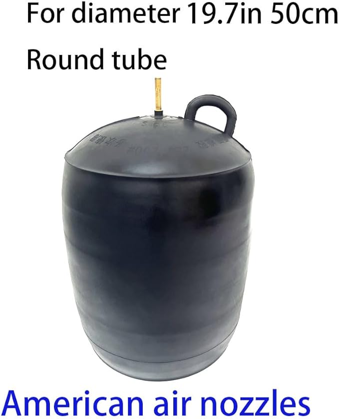 Rubber Test Ball Pipe Plug;Multi-Size Test Ball Plug;Test Ball Pneumatic Plug (19.7in 50cm)