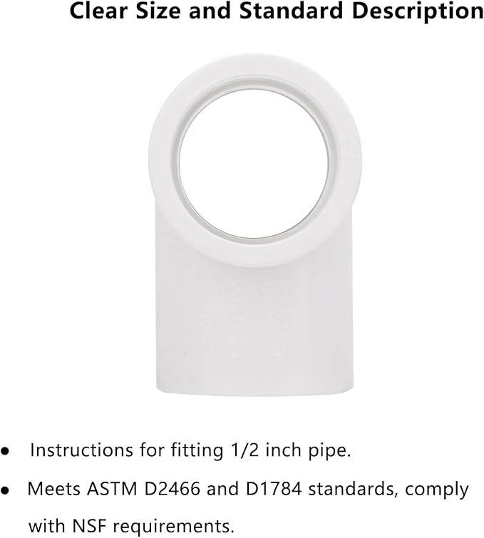 20 Pack 3 Way 1/2 Inch Tee PVC Fittings, 1/2inch SCH 40 PVC Pipe Fitting Adapter for Water Supplies Build PVC Furniture DIY Garden Shelf Greenhouse (Socket *Socket*Socket)