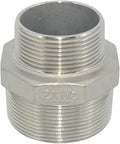 2" x 1-1/2" Male Threaded Reducing Nipple Fitting/Adapter,Stainless Steel SS304 NPT Pipe Hex Reducer