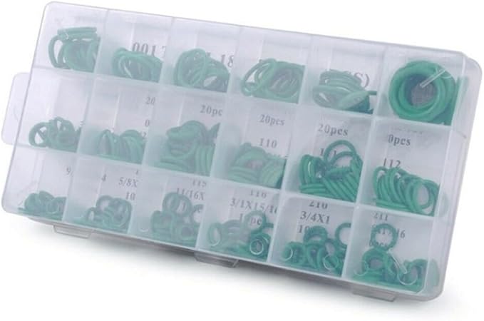 FABULETTA 270 Pieces O Ring Kit HNBR O-Ring Gasket Assortment Set Rubber Seals Gasket for Car Repair, Plumbing, Air or Gas Connections